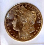 Morgan Silver Dollar 1881 S Gem Bu High Grade Ms+++++++ Blazing With Pl Mirrors Rare Beauty