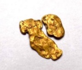 Gold nuggets alaskan pure 90% 18++ kt fresh mined ne 2022 batch high end AAA quality .29 grams