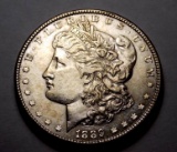Morgan silver dollar 1889 frosty bu++++ nice luster