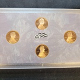 2009 S Mint Set Of Pennies Proof 4 Coins