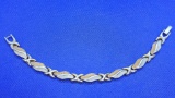 Gold and Silver Plated Energy Bracelet Good Condition