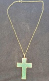 14kt Gold Chain With Cross Pendant