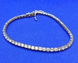 14kt Gold Plated Bracelet With Fancy Diamonds