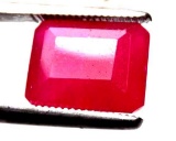 Ruby Earth Mined Natural Gemstone Stunning Blood Red Aaa Top Gem Earth Mined Huge 13.2 Ct