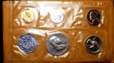 1963 Franklin Half Proof Silver Mint Set In Original Envelope And Plastic Nice Cameo