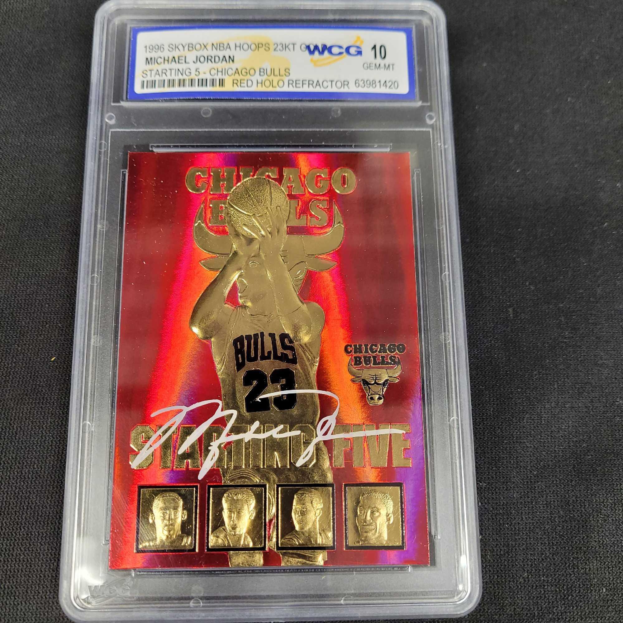 1996 Skybox NBA Hoops 23kt Gold Michael Jordan | Proxibid