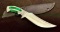 Stunning Green Ridge Runner Knife RR633