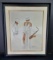 Framed lithograph canvas artwork signed June Marie titled smooth Jazz