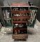 Large Jewelry Cabinet filled with Costume Jewelry