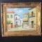 City Scene from Xavier Rabous, Framed Oil on Canvas Artwork