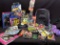 Huge Lot of Batman Collectibles. PEZ, Baseball Caps, Figures more