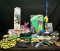 Batman Collector Lot Car Shade, Wallet, Soap, Glass, Sunglasses more