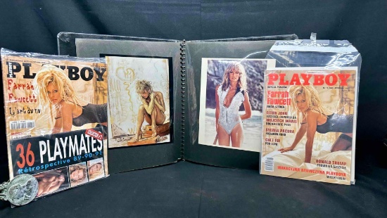Farrah Faucet Playboy Magazines. Playboy and Promotional Test Shot Photos