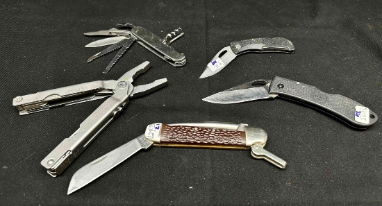 Pocket Knives and Multi Tools. Gerber, Camillus, Kabar more