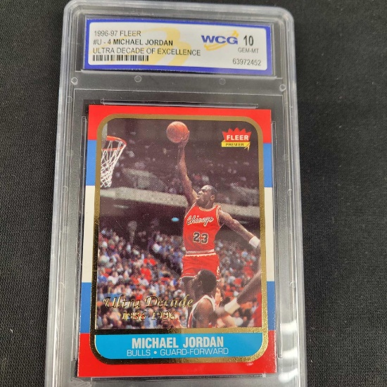 1996-97 Fleer Michael Jordan WCG 10 Basketball Card