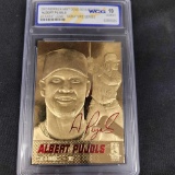 2003 Merrick Mint Gold Sculptured Albert Pujols WCG 10 Baseball Card