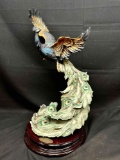 Rare Peacock's Pride By Giuseppe Armani Figurine Limited Ed, Life-like Details 194/1500