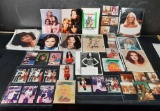 Box of vintage Charlies Angels photographs cards Memorabilia etc.