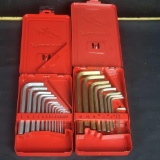 2 Snap-on Alan wrench sets standard/metric