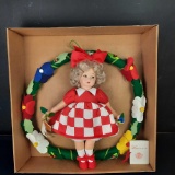 Lenci LE 70/499 Felt French Doll NIB w/ wreath has COA