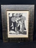 King Lear Illustrated by John Yunge-Bateman circa 1930s Signed