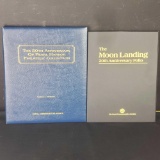 50th Anniversary Pearl Harbor philatelic collection Folio 20th anniversary moon landing