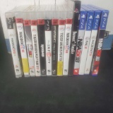Approx. 10 play station 3 games 4 play station 4 games