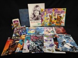 Vintage Scooby Doo Magazines, Farrah Fawcett Auto Ad, Assorted Comics, Disney McDonald toy