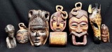 Hand Carved African Tribal Masks, Statues, Wall Art