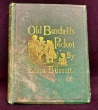 Antique Book Old Burchells Pocket by Elihu Burritt