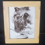 Native American, from William Whitaker, Framed Artwork