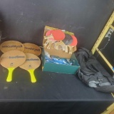 ping pong paddles net and balls smashball/prokadima paddles Callaway bag