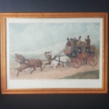 The Royal Mail Coach, from John Fredrick Herring Sr, Framed Lithograph