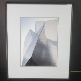 Framed print featuring Walt Disney Concert Hall