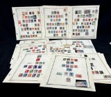 Denmark Postage stamps Approx 23 Stamp Album Sheets