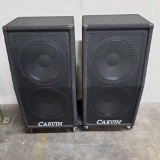 2 Carvin speakers model V212 200 watts