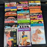 Box of approx. 35 adult magazines