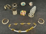 Fancy Costume Jewelry. Rings, Bracelet, more