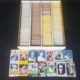 4000 ct. box 90s baseball and football cards