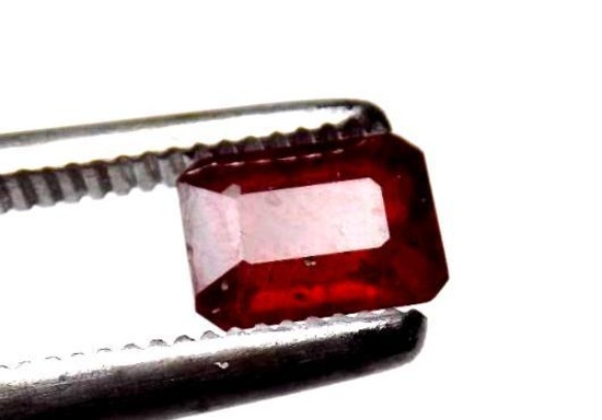 Ruby deep blood red earth mined natural gem stunning high grade AAA color and quality 2.45 ct