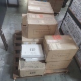 pallet of LED universal exit sings.
