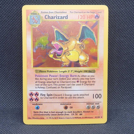 Shadowless Holo Charizard WOTC Pokemon Card