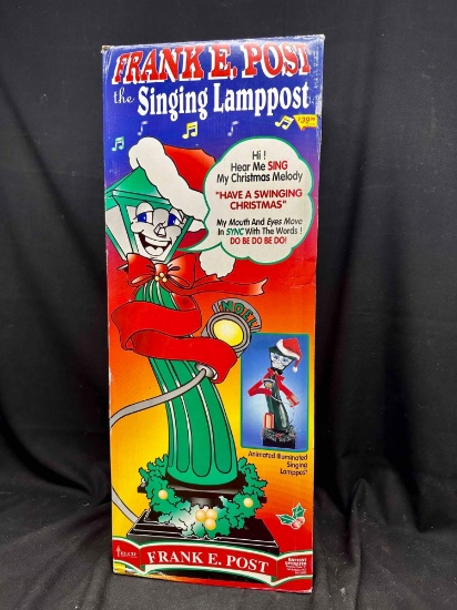 Frank E Post The Singing Lamppost Christmas Holiday Decoration