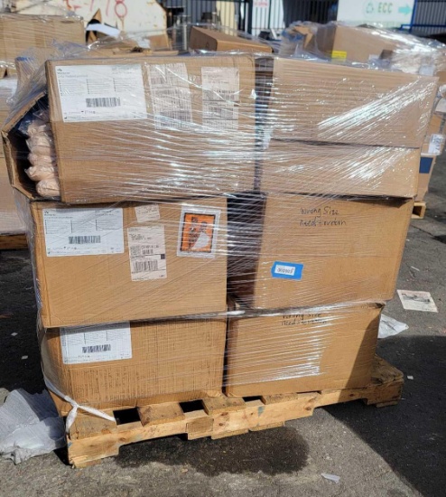 Pallet of Overstock, Molnlycke Z-Flo Fluidized Positioners