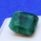 Square Cut Forest Green Emerald gemstone 9.84ct