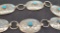 (2) Sterling Silver Womens belts with Stones 148.9 grams