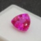 4.16ct Trillion cut Pink Sapphire gemstone Beauty