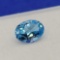 oval cut Sea Blue Topaz gemstone .79ct