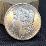 1880-S Morgan silver dollar 90% silver coin