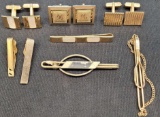 Vintage SWANK designer Cufflinks, Pins and Tie clips (8)